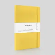 myPAPERCLIP Executive Series Notebook, Large (165 x 241 mm, 6.5 x 9.5 in.) Plain, ESX192L-P Yellow