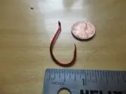 20 Octopus Sz 4/0 Red Super Sharp Fish Fishing All Purpose Bait Hooks