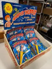 Vintage 1968 6 MAGIC WHIPPER SNAPPER Toys STORE COUNTER DISPLAY Lakeside NOS 60s
