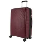 Pierre Cardin Hard Shell Spinner Suitcase Luggage Bag Medium 65cm 89L Burgundy