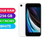 Apple iPhone SE 2020 (256GB, White) - Used (Excellent)