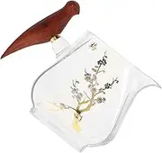 Zerodeko Elegant Sauce Dispenser with Handle Drip Gravy Boat for Condiments for Dining Occasions Easy to Clean and Maintain for Sauces Dipping and Dressings