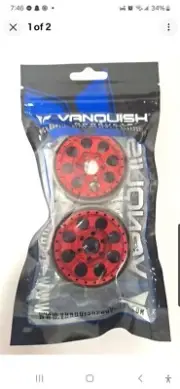 FULL Set 4pc Vanquish Limited Edition 1.9 KMC KM237 Riot Wheels Matte Red
