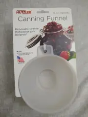 Hutzler 12 Ounce Canning Funnel with removable strainer