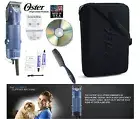 OSTER Turbo A5 2 Speed Clipper 10 & 10 WIDE Blade,Case,DVD,Comb-Dog,Sheep,Horse