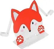 Parliky Fox Themed Book Stand Portable Desk Book Holder for Reading Stand for Cookbooks Sheet Music Documents Lightweight Stable Design Cute Fox Shape