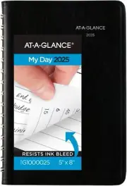 AT-A-GLANCE 2025 Appointment Book Planner, Daily, 5" x 8", Small, DayMinder,