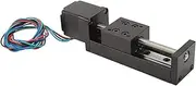 Gearwell Mini Linear Slide Actuator, 50mm Stroke Stepper Motor Stage, CNC DIY Guide Rail with T-Screw for Precision Motion
