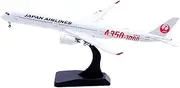 Pre-Built Model Aircraft 18CM Realistic Finished Airplane Model 1/400 for Japan Airlines A350-1000XWB JA02WJ Flaps Accurate Scale Aircraft Miniature Airplane Model
