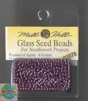 Mill Hill Glass Seed Beads 4g Wild Plum #02078