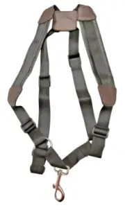 Inbracatura Sassofono Sax Universale Regolabile Strap Harness Nero Saxophone