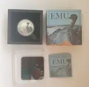 2025 PerthMint Australian Emu 1oz Silver Coloured Coin✅ IN HAND
