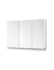 Cefito Bathroom Mirror Cabinet Vanity Medicine White Shaving Storage 900Mmx720mm