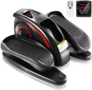 ANCHEER Under Desk Mini Elliptical Machine w/ LCD & Remote, for Seniors/Home Use