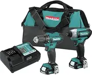 [Makita] CT232 CXT 12V Max Lithium-Ion Cordless Drill Driver and Impact Driver Combo Kit (1.5 Ah)