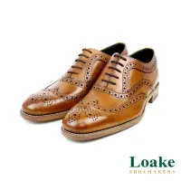在飛比找momo購物網優惠-【Loake】經典翼紋雕花牛津鞋 棕色(LK190-TAN)