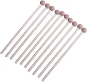 Gatuida 10Pcs Wood Mallets Percussion Sticks Musical Instrument Accessories for Marimbas Xylophones and Drum Practice