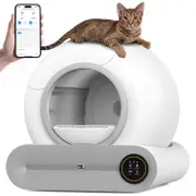 Advwin Automatic Cat Litter Box Self Cleaning WiFi APP Control, Odor-Removal Cat Toilet