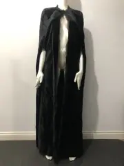 Emilio Pucci Wool Blend Long Cape Black UK 8 IT 40 £2886