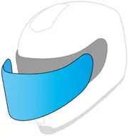 SMK Gullwing Visor, clear for Men