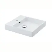 WS Bath Collections Plain 45.01 Plain 18" Ceramic Wall Mounted - White