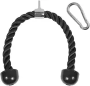 Yes4All Deluxe Tricep Rope Pull Down - 27 and 36-inch Rope Length Easy to Grip
