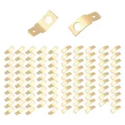 100Pieces Male To Male Spades Connectors Brass Quick Disconnects Terminals