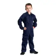 Portwest Youth's Coverall Navy Fully Pre-shrunk Kingsmill Polycotton Fabric NEW