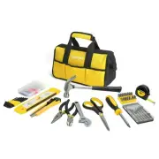 WORKPRO 199-Piece Home Repair Tool Kit, House Hold Tool Set With Yellow Bag
