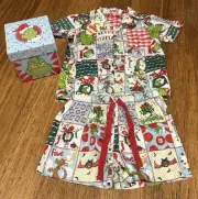 BNWT Peter Alexander Christmas Grinch Summer Pj Set - SIZE 5 Kids