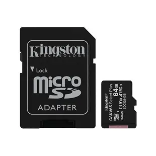 金士頓 Kingston CANVAS Select Plus microSD C10 A1 100MB/s 新版記憶卡