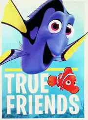 True Friends - Dory & Nemo - Disney Pixar Finding Dory Mini Poster 8"x11"