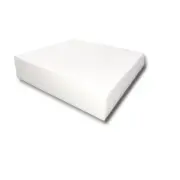 High Density Square Cut Upholstery Foam 3'' x 24'' x 24'' Couch Cushion, Dini...