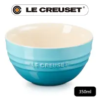 在飛比找PChome24h購物優惠-LE CREUSET-瓷器韓式飯碗350ml (加勒比海藍)