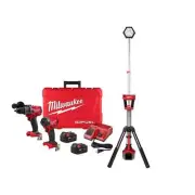 Milwaukee Driver Combo Kit M18 FUEL Hammer Drill +Impact Driven (2-Tool) w/Stand