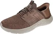 [Skechers] USA Men's Men's Garner-Newick Hands Free Slip-in Moccasin, Brown
