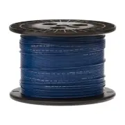 26 AWG Stranded Hook Up Wire, Blue, 1000 ft, 0.039" Dia, UL1061, 300V