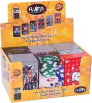 12 Poker, Motorcycle with Lady Push Open Cigarette Case Pack Holders King's