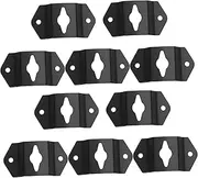 Generic 20pcs Speakers Iron Black Speaker Wall Bracket Garment Rack Heavy Duty Keyhole Speaker Holders