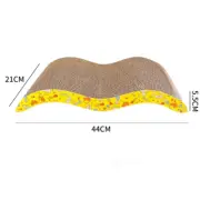 Cat Toys Cat Scraper Sharpening Claw Cardboard Corrugated Board Scratch-Resistan