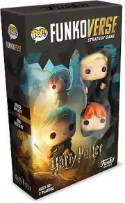 Funkoverse Harry Potter Ron Weasley & Draco Malfoy Funko Pop Strategy Board Game