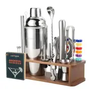22-pc Cocktail Shaker Set(24oz/700ml) | Mixology Bartender Kit | Bar Set | Ba...
