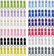DOITEM 96Pcs Zipper Repair Kit Zipper Replacement 3# 3# Zipper Pull 96PCS