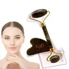 Jade Roller Gua Sha Set Face Roller Skin Massager For Face & Body Anti-Againg