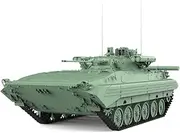 MRY-SFW Army Tank Unpainted 1/76 20mm Wargaming Military Model Kit Russia BMP-2M Infantry Fighting Vehicle