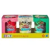 Play-Doh Scents, Strawberry, Vanilla, Chocolate Ice Cream w/ Monkey Noodles