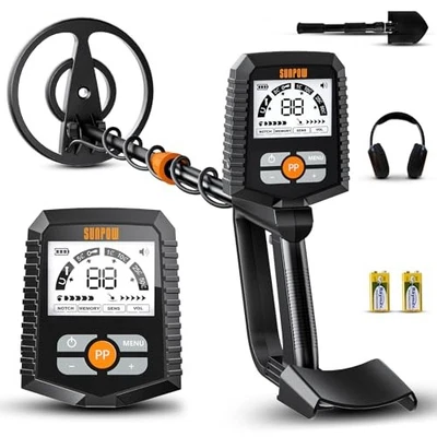 Metal Detector for Adults & Kids, Waterproof Metal Detector for Gold