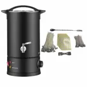 NNEDSZ 10L Candle Wax Heater Black With Tap And Accessories - Candle Wax Melter
