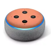 Vinyl Decal Skin for Amazon Echo Dot 3rd Gen - Solid Peach