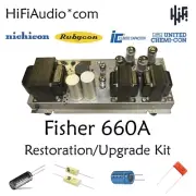 Fisher 660a amplifier restoration recap repair service rebuild kit capacitor fix